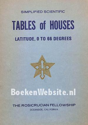 Tables of Houses