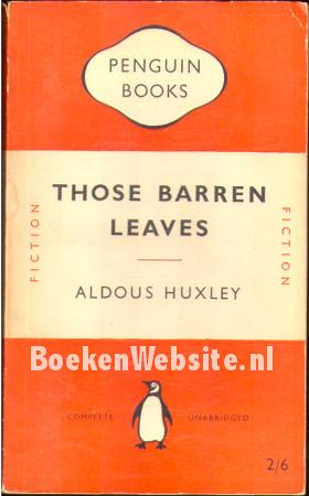 Those Barren Leaves Those Barren Leaves