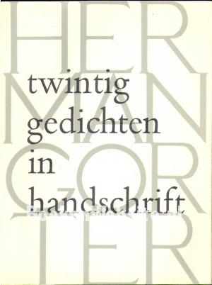 Twintig gedichten in handschrift