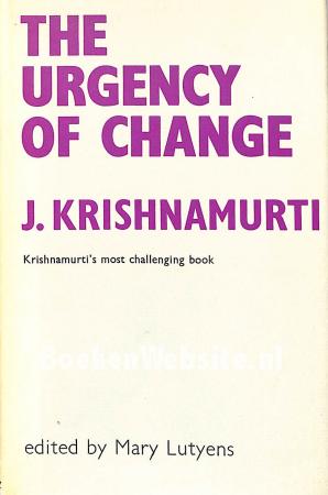 The Urgency of Change