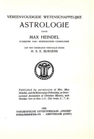 Vereenvoudigde wetenschappelijke Astrologie Vereenvoudigde wetenschappelijke Astrologie