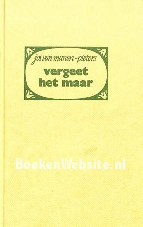 Vergeet het maar