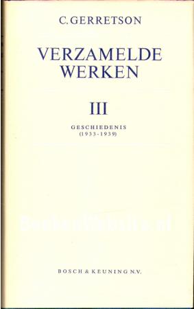 Verzamelde werken III C. Gerretson