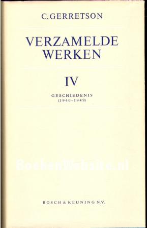 Verzamelde werken IV C. Gerretson