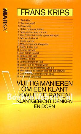 Vijftig manieren om en klant kwijt te raken Vijftig manieren om en klant kwijt te raken