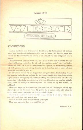 Vrij Nederland Januari 1944