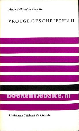 Vroege geschriften II