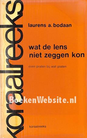 Wat de lens niet zeggen kon, gesigneerd