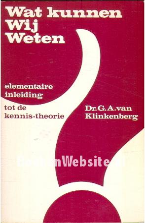 Wat kunnen Wij Weten Wat kunnen Wij Weten