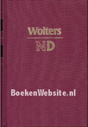 Wolters Duits Woordenboek Wolters Duits Woordenboek