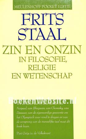 Zin en onzin in filosofie, religie en wetenschap Zin en onzin in filosofie, religie en wetenschap