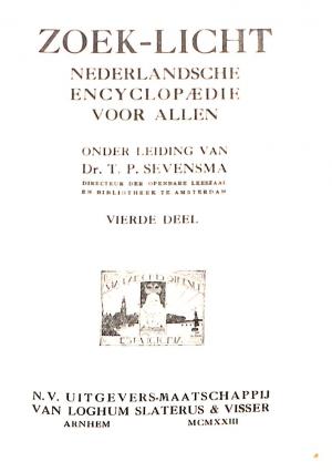 Zoek-licht Nederlandsche encyclopaedie voor Allen 4