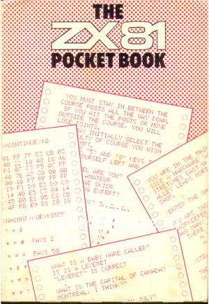 The ZX81 Pocket Book The ZX81 Pocket Book