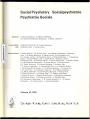 Social Psychiatry 1975