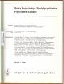 Social Psychiatry 1976