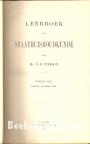 Leerboek der Staatshuis- houdkunde