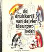 De drukkerij van de vier kleurpotloden