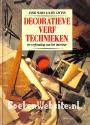 Decoratieve verftechnieken