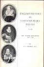 English History in Comtemporary Poetry III