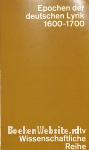 Epochen der deutschen Lyrik 1600-1700