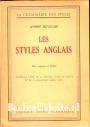 Les styles Anglais