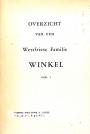 Overzicht van een Westfriese Familie Winkel I