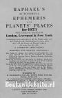 Raphel's Ephemeris Planets Places 1973