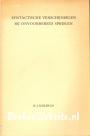 Syntactische verschijnselen bij onvoorbereid spreken