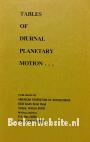 Tables of Diurnal Planetary Motion...