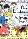 Vier kinderen en 'n jonge hond